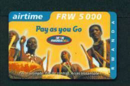 RWANDA - Remote Phonecard As Scan - Ruanda