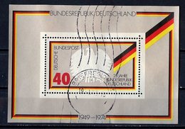 Allemagne Fédérale - Germany - Deutschland Bloc Feuillet 1974 Y&T N°BF9 - Michel N°B10 (o) - Fête De La République - 1959-1980