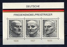 Allemagne Fédérale - Germany - Deutschland Bloc Feuillet 1975 Y&T N°BF10 - Michel N°B11 *** - Prix Nobel De La Paix - 1959-1980