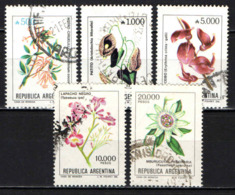 ARGENTINA - 1982 - FIORI - FLOWERS - USATI - Gebraucht