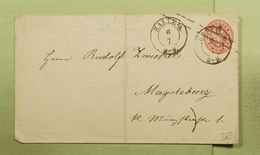 PRE STAMPED COVER POST COUVERT Halle To Magdeburg AUSG N6 - Entiers Postaux