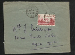 Lettre  Circulée Le Jour Du 20 ème Aniversaire De L'Armistice Le N° 401 à  Lyon Le 11 Novembre 1938 B/TB - ....-1949