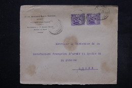 GUYANE - Enveloppe D'Avoué De Cayenne Pour St Etienne En 1930, Affranchissement Plaisant - L 27641 - Storia Postale