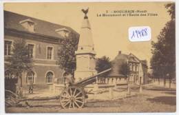 CPA - 19488- 59-Bouchain - Monument Et Ecole Des Filles- Envoi Gratuit - Bouchain