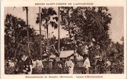 ASIE - BIRMANIE -- Soeurs St Joseph De L'Apparition - - Normaliennes De Bassein - Leçon D'Horticulture - Myanmar (Burma)