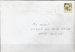 Finland 1993 Cover With Mi 1217 Marsh Labrador Tea, Cancelled Helsinki 5.10.93 - Lettres & Documents