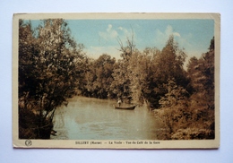 51 - SILLERY - LA VESLE - VUE DU CAFE DE LA GARE - Pêcheur En Barque - Sillery