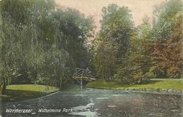 AK Zaanstad Wormerveer Wilhelmina Park Color ~1920 #01 - Wormerveer