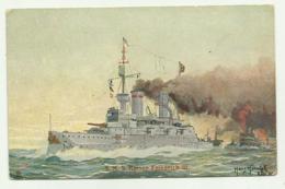 S.M.S. KAISER FRIEDRICH III ILLUSTRATA HANS HORNIGK - NV FP - Guerre