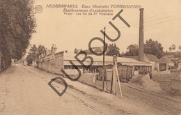 Postkaart-Carte Postale NEDERBRAKEL Eaux Minerales Topbronnen Etablissements D'Exploitation, Fils De Fr. Hoebeke  (O578) - Brakel