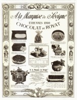 PUB CHOCOLATS " LA MARQUISE De SEVIGNE "   1911 ( 11 ) - Chocolat