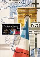 #38. Carte Maximum Du YT 2114, Parfait état. CDG, Charles De Gaulle, Arc De Triomphe, 08.11.80, 1980. - Covers & Documents