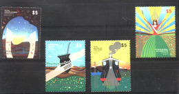 ARGENTINA ARGENTINE 2014 FETES POPULARES VII AGRICULTURE TRAIN MATE YV 3058-61 GJ4064-7 MNH - Neufs