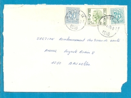 854+1368+M4 Op Brief Met Stempel POST. 12 - Andere & Zonder Classificatie