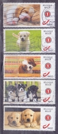 België - Duostamp - Honden - Zonder Papierresten - Gebraucht