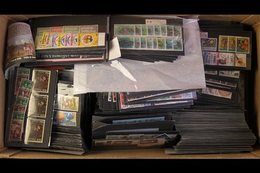 COMMONWEALTH 1960's - 1990's SETS ON STOCK CARDS. A Carton Containing A Large Holding Of Almost Entirely Never Hinged Mi - Altri & Non Classificati