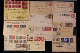 COVERS & CARDS 19th Century To 2000's MASSIVE WORLD ACCUMULATION Of Covers And Postcards In Two Large Cartons, Includes  - Altri & Non Classificati