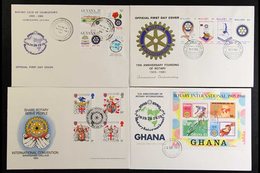1970-1984 ROTARY INTERNATIONAL COVERS COLLECTION. An ALL WORLD Collection Of Illustrated Unaddressed First Day Covers &  - Altri & Non Classificati