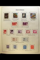 CHRISTMAS ON STAMPS A Substantial Collection Of Mostly Mint Stamps Plus Cards And Covers In Two Large Albums, The First  - Unclassified