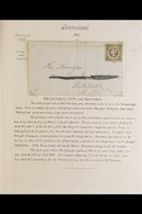 NEW SOUTH WALES CROSS- BORDER PROVISIONAL USE. 1860 (8 Oct) EL From Ipswich In Queensland To The Manager, Australian Joi - Otros & Sin Clasificación