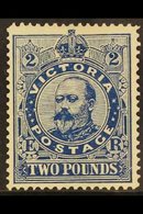 VICTORIA 1902 £2 Deep Blue King Edward VII, SG 400, Fine Mint. For More Images, Please Visit Http://www.sandafayre.com/i - Altri & Non Classificati