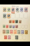 1882-1936 MINT COLLECTION Presented On Printed Imperial Pages. Includes 1906 Nelson Centenary Set, KGV With 1912-16 Rang - Barbades (...-1966)