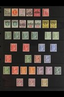 1886-1961 MINT ASSEMBLY Presented On A Trio Of Stock Pages With Better/top Values, Sets & More. Includes Useful Ranges W - Andere & Zonder Classificatie