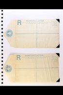 POSTAL STATIONERY 1885-1961 Fine Unused All Different Collection, With Postal Cards (2), Registered Envelopes (6) And A  - Other & Unclassified