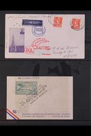 ROCKET POST 1936-63 Group Of Covers And Labels Which Includes 1936 "Albertine" Illustrated Cover With "RV 8" Cachet In R - Andere & Zonder Classificatie