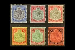 1918-22 KGV Wmk Mult. Crown CA, High Values Set, SG 51b/55, Very Fine Mint (6 Stamps). For More Images, Please Visit Htt - Bermudes