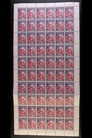 1936 6d COMPLETE SHEETS, SG 104 / 104a. An Attractive Pair Of COMPLETE SHEETS Of 60 With Selvedge To All Sides. Both Sta - Bermuda
