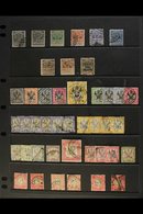 1891-1936 OLD TIME USED SELECTION. A Most Useful Range With Shade & Postmark Interest, Often Duplicated, Presented On St - Nyasaland (1907-1953)