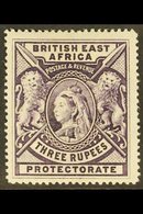 1897 3r Deep Violet, SG 94, Fine Mint. For More Images, Please Visit Http://www.sandafayre.com/itemdetails.aspx?s=629615 - British East Africa