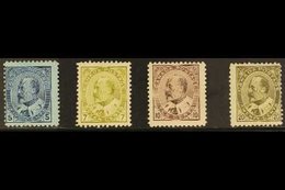 1903-12 King Edward VII Mint Group With 5c Blue On Bluish, SG 178, 7c Greenish-bistre, SG 181, 10c Brown-lilac, SG 182,  - Autres & Non Classés