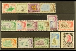1962-64 Complete Definitive Set, SG 165/79, Never Hinged Mint (15 Stamps) For More Images, Please Visit Http://www.sanda - Kaimaninseln