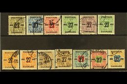 1918 Newspaper Stamp Surcharged Set, Mi 84/96, Fine Used (13 Stamps) For More Images, Please Visit Http://www.sandafayre - Otros & Sin Clasificación
