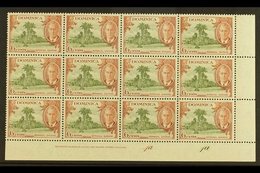 1951 6c Olive & Chestnut "A" OF "CA" MISSING FROM WATERMARK Variety (SG 126b, MP 22b) Within Superb Never Hinged Mint Lo - Dominica (...-1978)