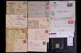 1918 - 1936 COVERS AND CARDS Interesting Accumulation Including WWI Russian Fieldpost Cachets And A Range Of Franked Cov - Estonia