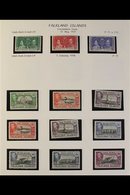 1937-1952 COMPLETE FINE MINT COLLECTION In Hingeless Mounts On Leaves, All Different, Includes 1938-50 Pictorials Set (£ - Falkland