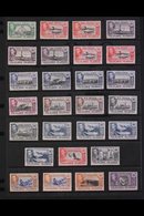 1938-50 KGVI PICTORIALS. A Complete "Basic" Definitive Set, SG 146/63, Plus Most Additional Listed Shades To 5s, Very Fi - Falklandeilanden