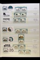 1984-1990 PLATE FLAWS. SUPERB CDS USED COLLECTION Of All Different Plate Flaws, All With Enlarged Illustrations And Iden - Altri & Non Classificati