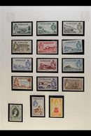 1953-1973 COMPLETE VERY FINE MINT COLLECTION In Hingeless Mounts On Leaves, All Different, Inc 1953-59 & 1960-62 Pictori - Gibilterra