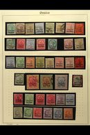 GWALIOR 1885-1936 Mint And Used Collection On Album Pages, Includes 1885-97 Good Queen Victoria Range To 3r Used (incl B - Altri & Non Classificati