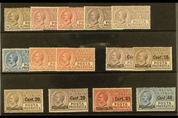 1913-27 PNEUMATIC POST A Mint Selection That Includes 1913-28 Set & 1924-27 Surcharged Set. Some With Small Faults, Usef - Unclassified