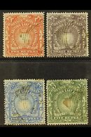 1890-95 2r, 3r, 4r, And 5r "Light And Liberty" Top Values, SG16/19, Fine Used. (4 Stamps) For More Images, Please Visit  - Vide