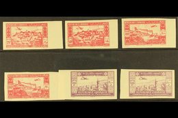 1944 2nd Anniversary Of Independence, As SG 269/74, Essays In Red And Lilac On Gummed Paper. (6 Essays) For More Images, - Lebanon