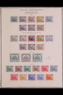 FEDERATED STATES 1900 - 1922 Mint Only Collection On Printed Album Pages With 1900  Wmk CA Set To 50c Complete, 1904 Wmk - Other & Unclassified