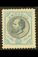 CURACAO 1873-92 1.50g Indigo & Pale Blue King (SG 29, NVPH 11F), Fine Unused No Gum As Issued, Very Fresh. For More Imag - Autres & Non Classés