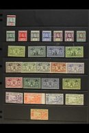 ENGLISH 1908-80 MINT / NHM COLLECTION Presented On Pages. Includes 1908 1s, 1910 KEVII Set, 1925 Weapons Set, 1938 Gold  - Andere & Zonder Classificatie
