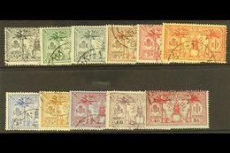 FRENCH 1925 Complete Set, SG F42/52, Fine Cds Used. (11 Stamps) For More Images, Please Visit Http://www.sandafayre.com/ - Otros & Sin Clasificación